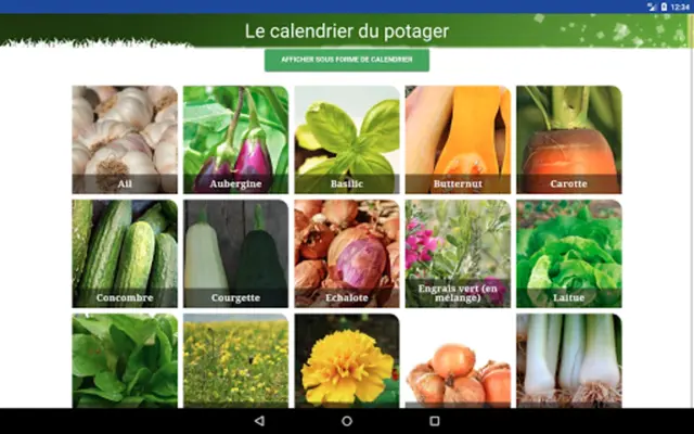 Calendrier du potager android App screenshot 3